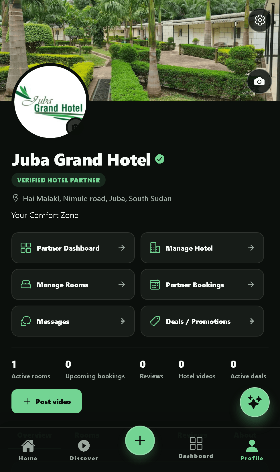 The real Ramah Digital verified host profile and management tools